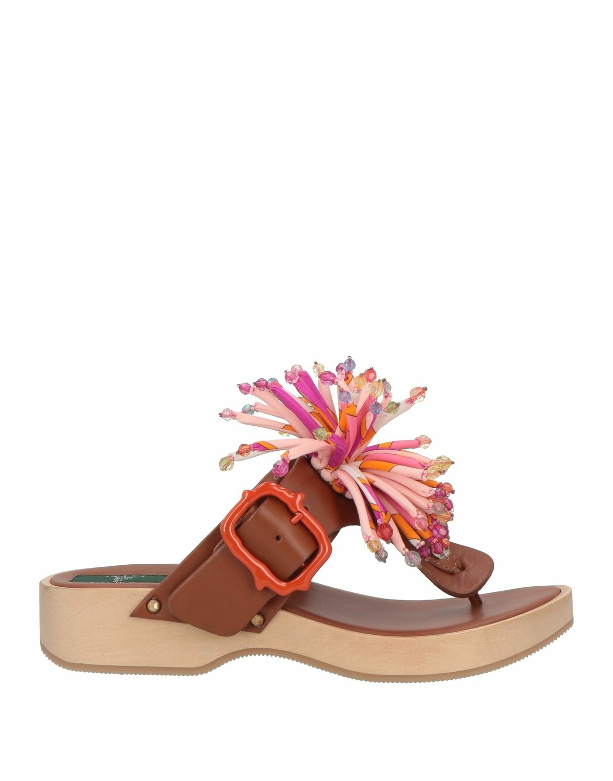 Emilio Pucci Pink Ruffle Sandals Emilio Pucci