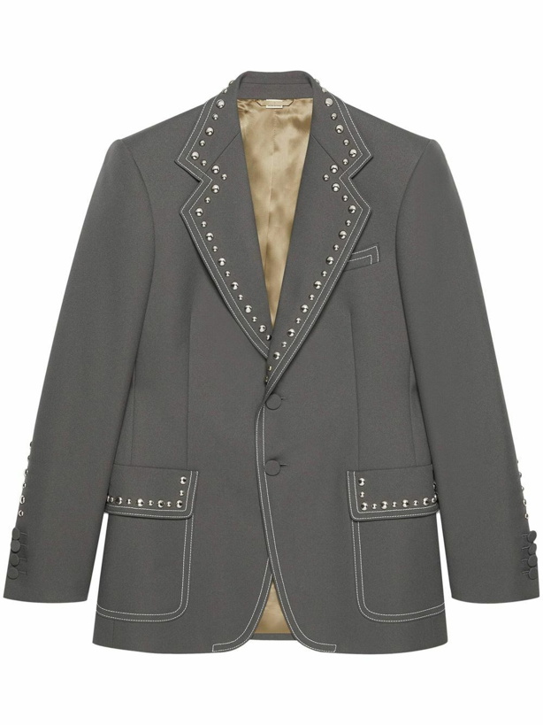 Photo: GUCCI - Studded Single-breasted Jacket