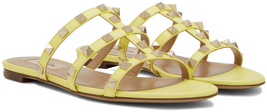 Valentino yellow discount sandals