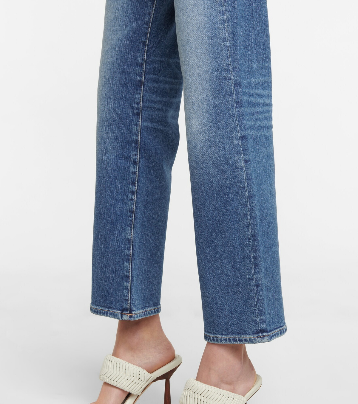 AG Jeans - Boyfriend Wide high-rise straight jeans AG Jeans