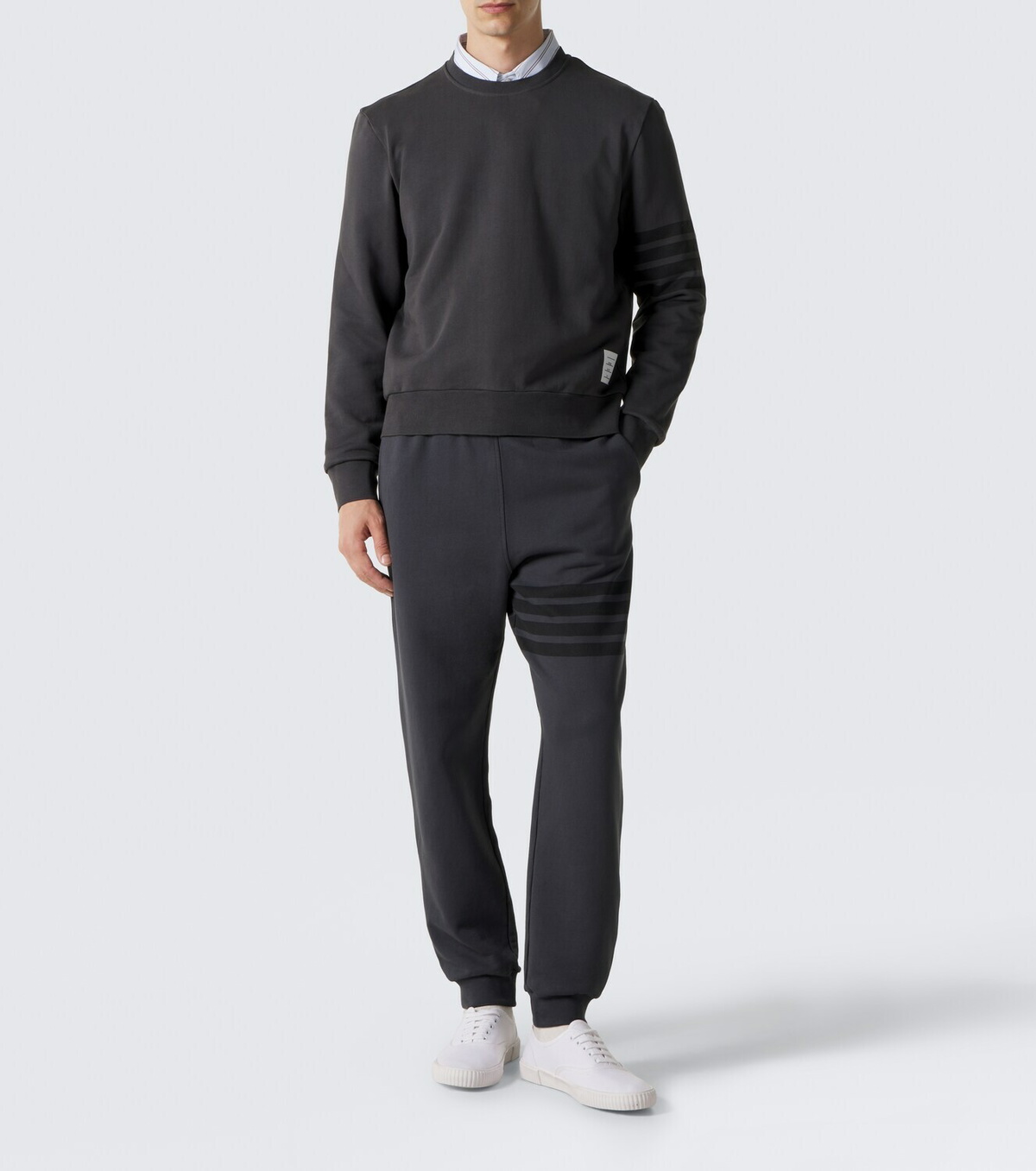 Thom Browne 4-Bar cotton sweatpants