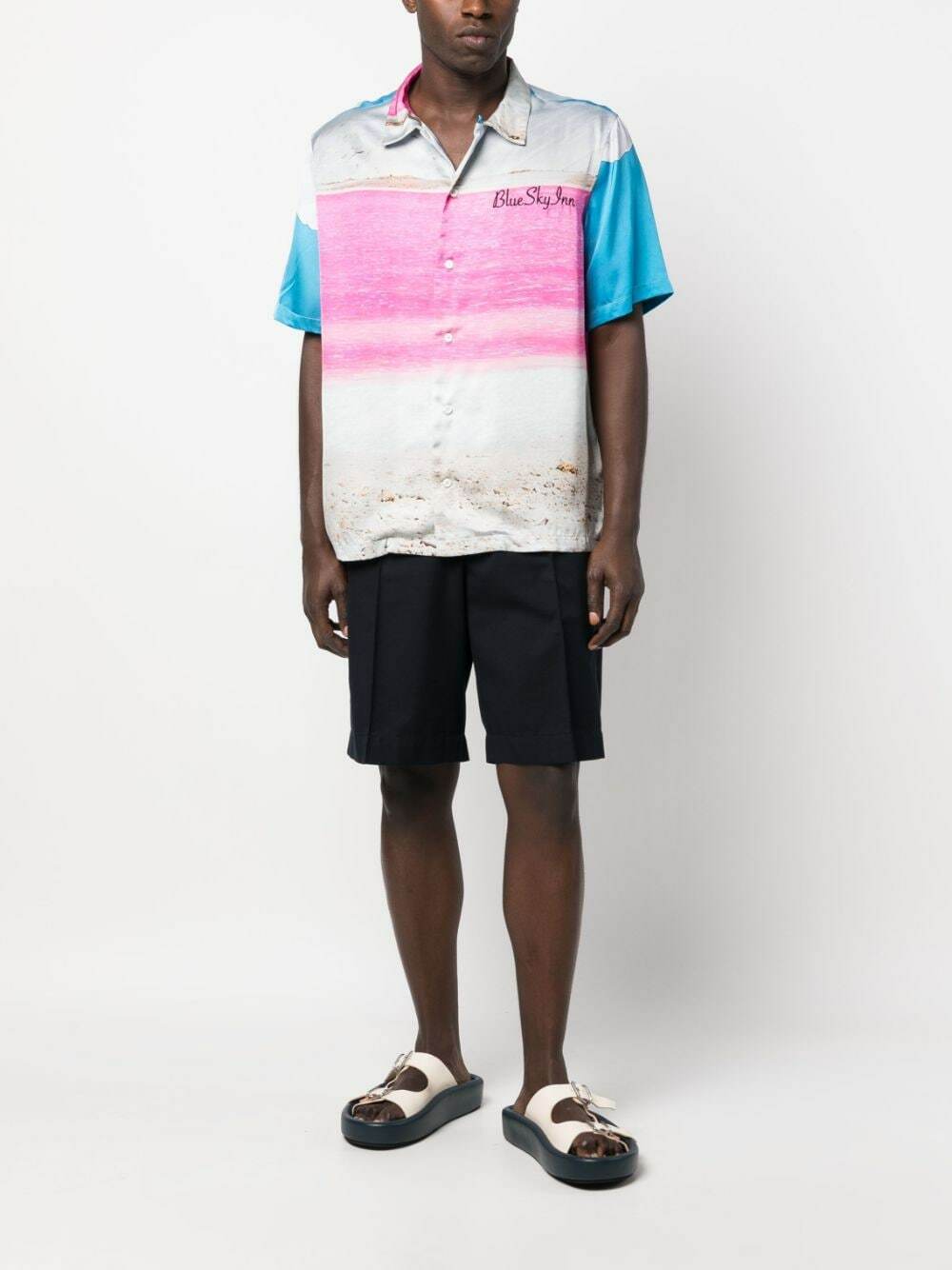 BLUE SKY INN - Printed Viscose Shirt
