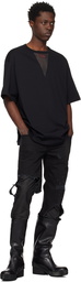 Raf Simons Black Paneled T-Shirt