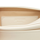Jacquemus Men's Le Baneto Small Messenger Bag in Light Ivory 