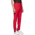 Alexander McQueen Red Wool Trousers