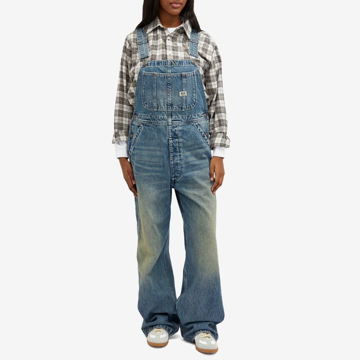 R13 Women's D'Arcy Overall in Clinton Blue