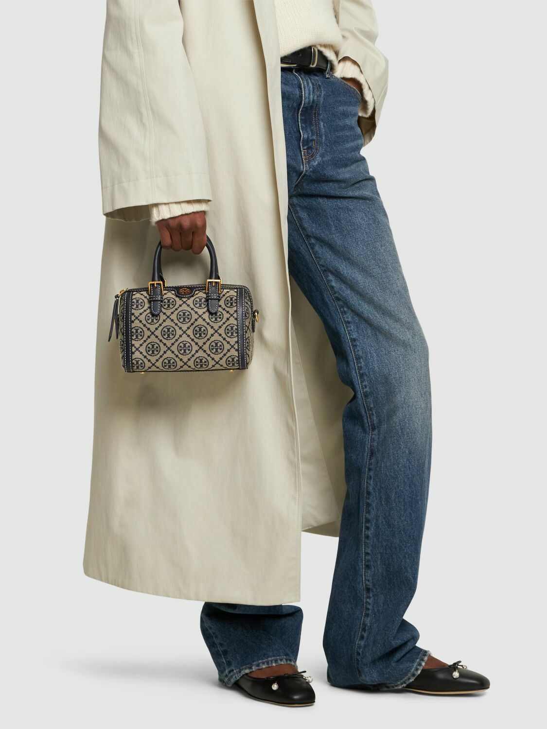 TORY BURCH Mini T Monogram Duffle Bag Tory Burch