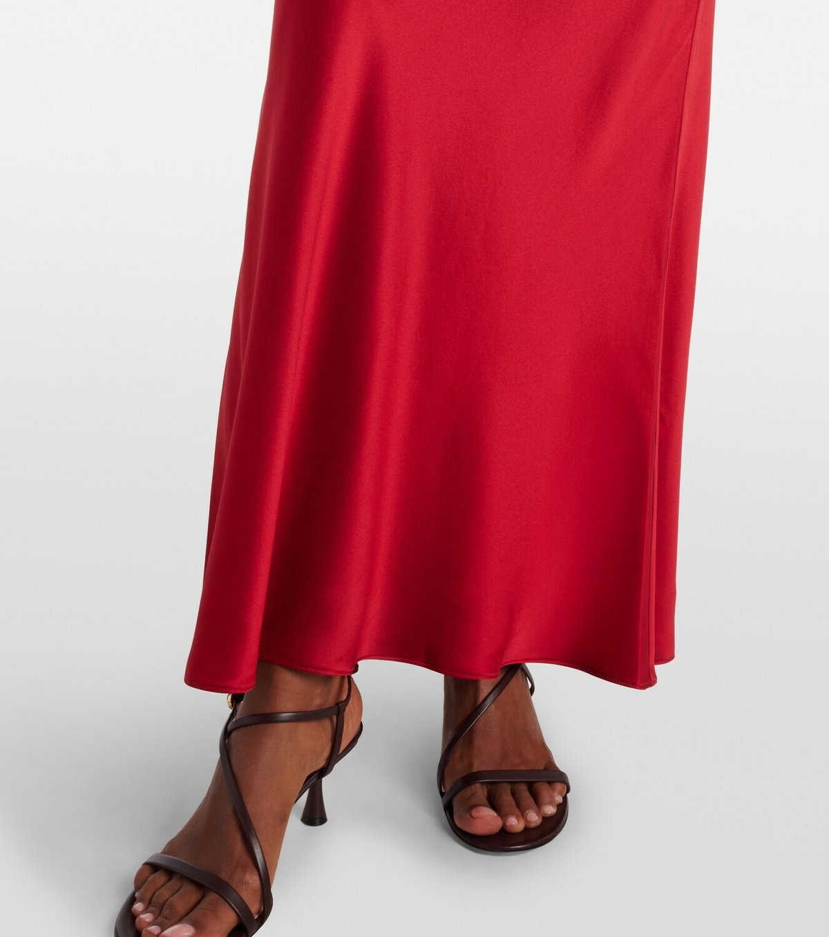 The Sei Silk charmeuse maxi skirt