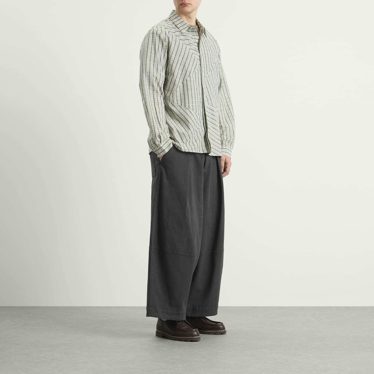 YMC Men's Check Substance Shirt in Multi