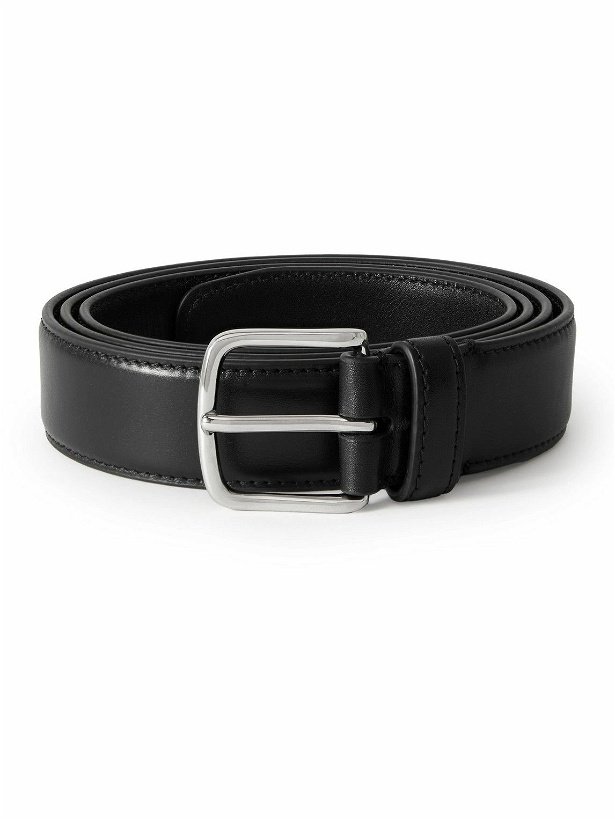Photo: The Row - 3cm Leather Belt - Black