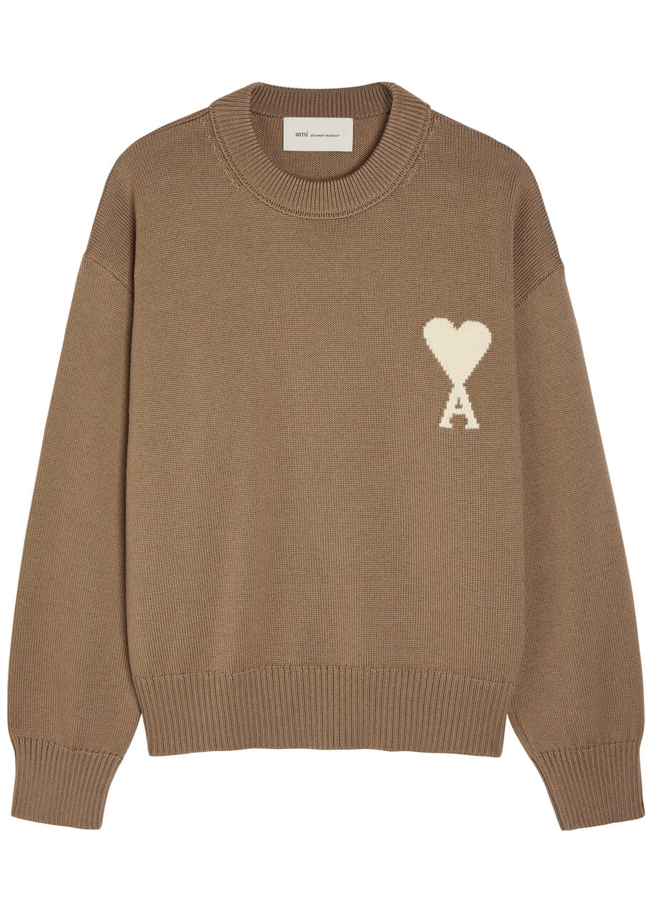 Ami Paris Ami De Cœur alpaca-blend sweater AMI