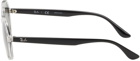 Ray-Ban Transparent & Black RB4361 Sunglasses