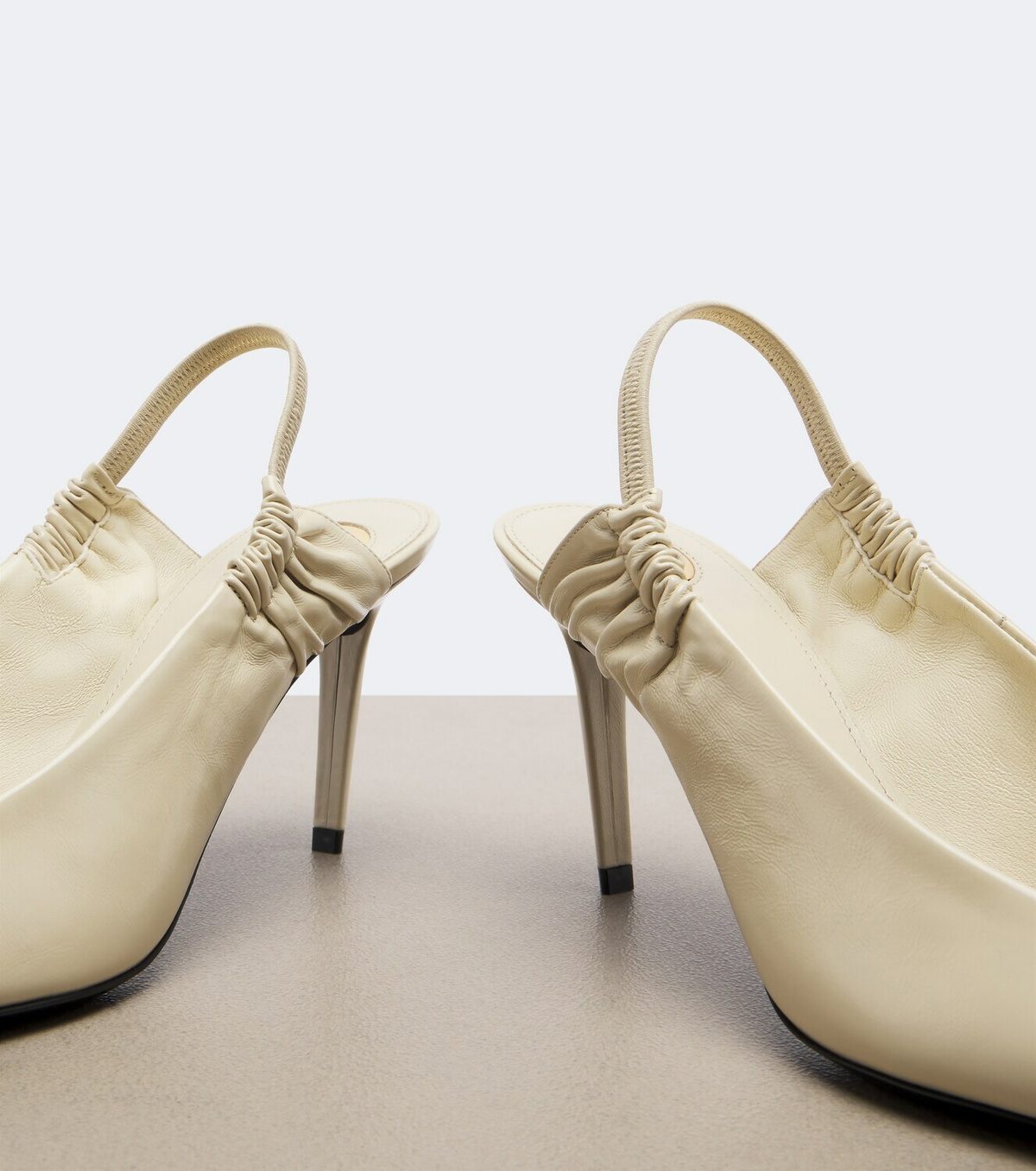 Saint Laurent Anne-Marie leather slingback pumps