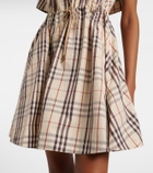 Burberry Burberry Check cotton minidress