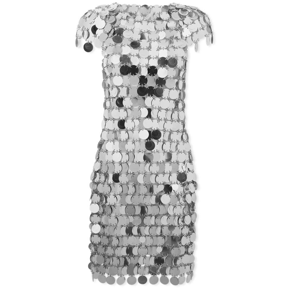 Paco Rabanne Metal & Sequin Party Dress Paco Rabanne