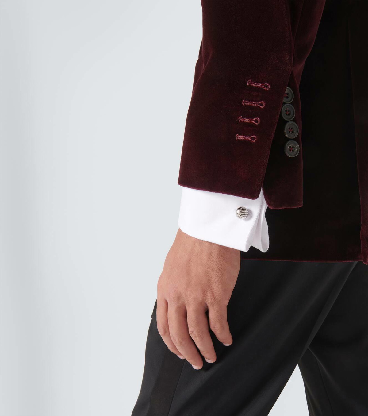cotton velvet blazer