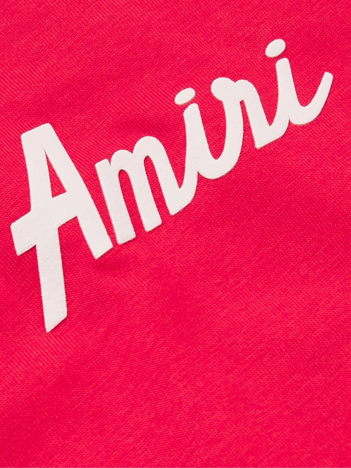 AMIRI - City Logo-Print Cotton-Jersey T-Shirt - Red Amiri
