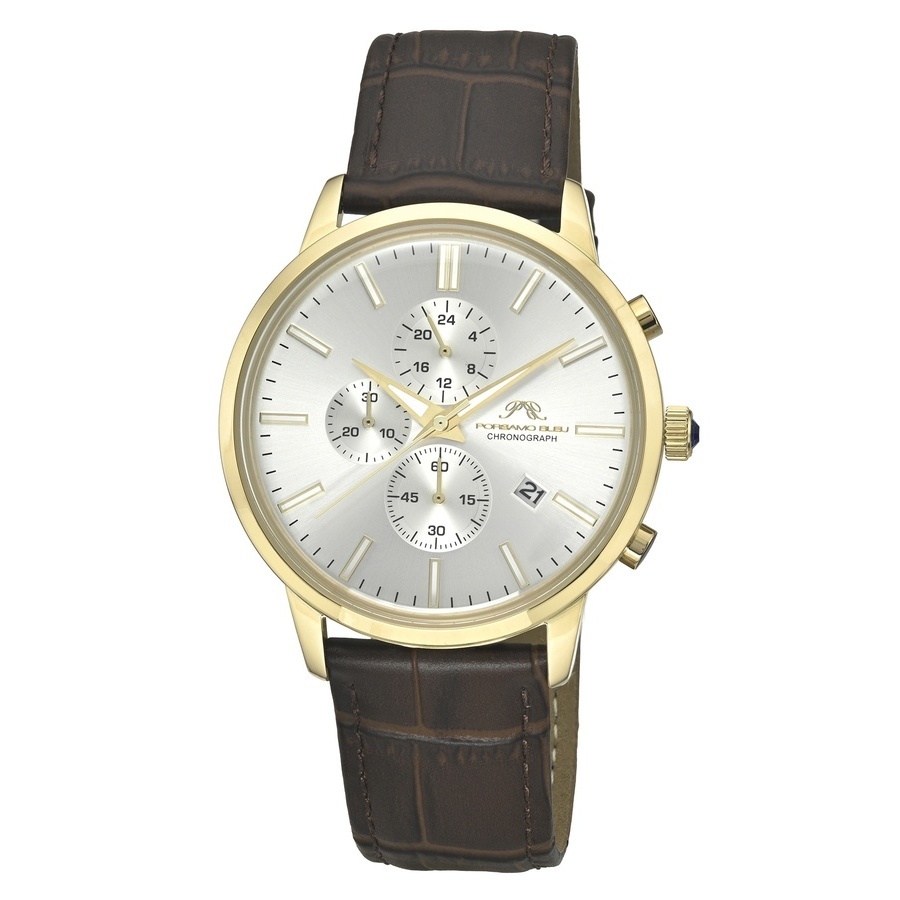 Porsamo Bleu Aura Chronograph Silver-tone Dial Mens Watch 1432CAUL