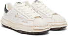 Maison MIHARA YASUHIRO Off-White 'Blakey' OG Sole Ripped Overdye Canvas Sneakers