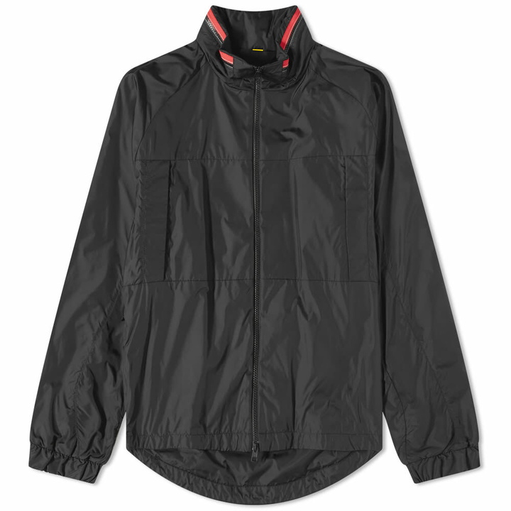 Photo: Moncler Men's Genius Sheppey Zip Consealed Hooded Jacket in Black