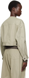 YOHJI YAMAMOTO Taupe R-Multi Pocket Jacket