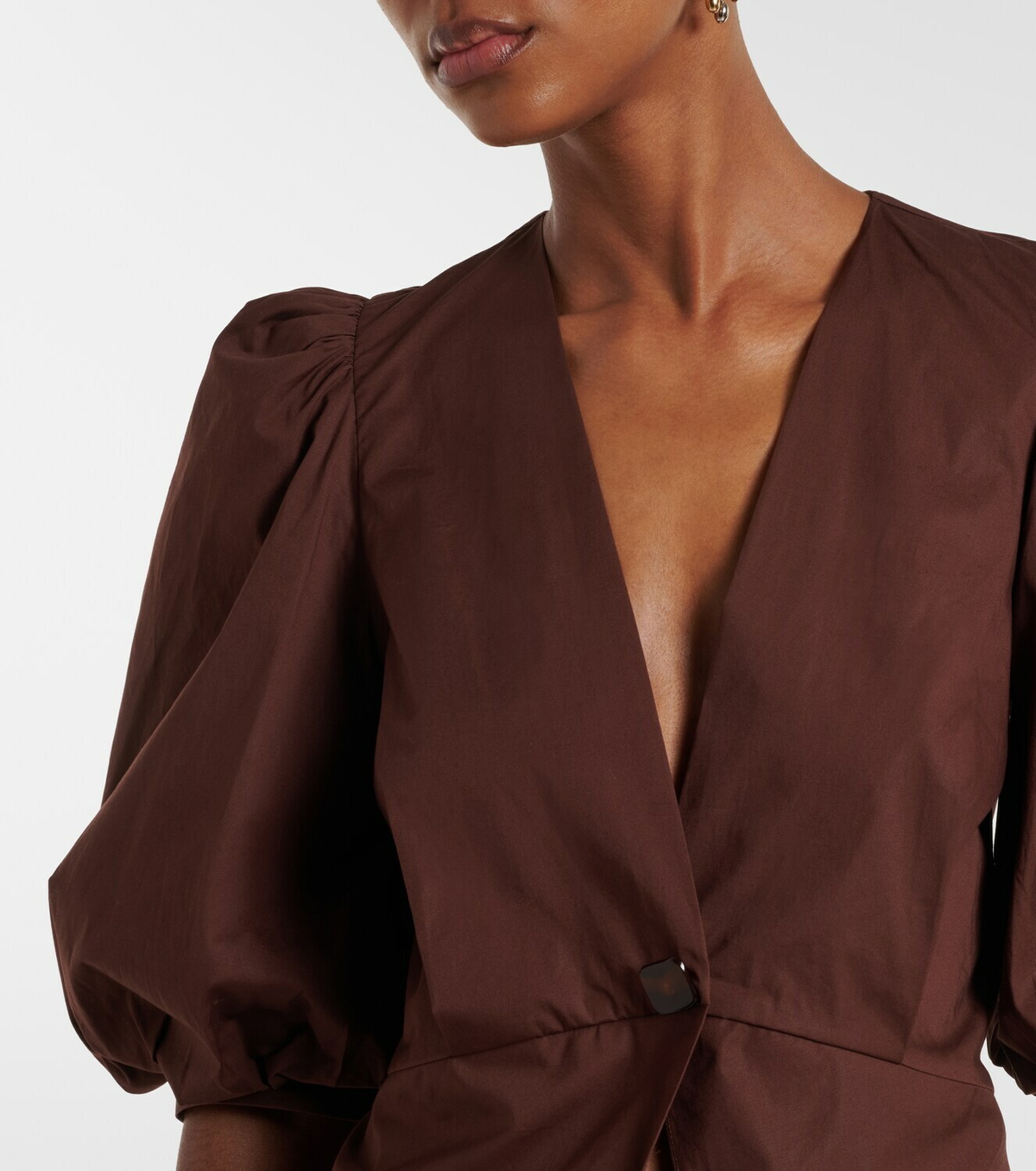 Adriana Degreas Cotton-blend top