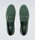 Christian Louboutin Chambeliboat leather slip-on shoes