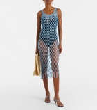 Christopher Esber Knitted mesh beach dress