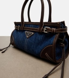 Prada Prada Bonnie Small denim top-handle bag
