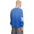 Satoshi Nakamoto Blue Mesh Moto Jersey