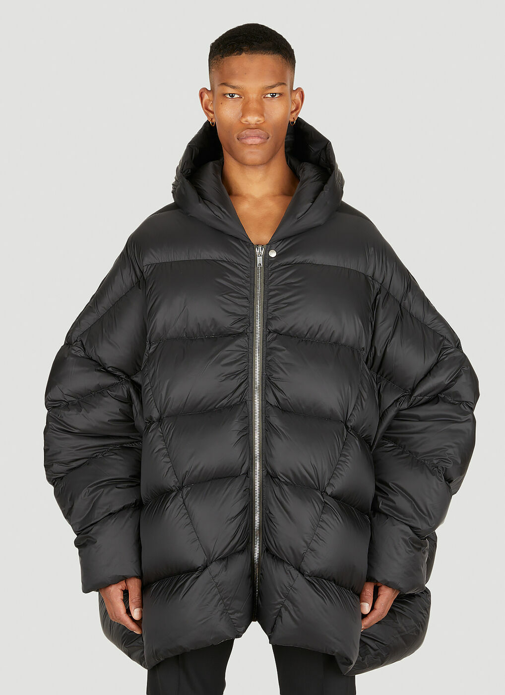 Jumbo Peter Duvet Jacket in Black Rick Owens