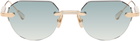 Lunetterie Générale Gold Grand Prix Sunglasses