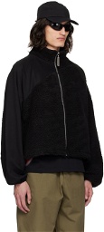 SPENCER BADU Black Asymmetric Jacket