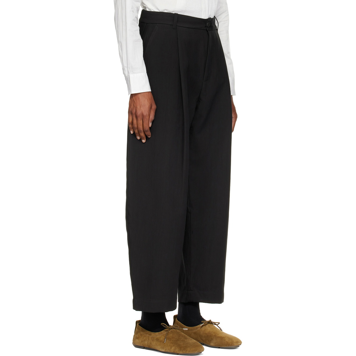 Studio Nicholson Black Ellis Trousers