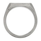 Vetements Silver Cross Ring