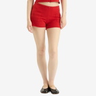 Peachy Den Women's Marie Knit Shorts in Jam