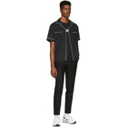 Saturdays NYC Black Solid Cameron Short Sleeve Shirt