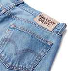 Gallery Dept. - Slim-Fit Two-Tone Distressed Denim Jeans - Blue