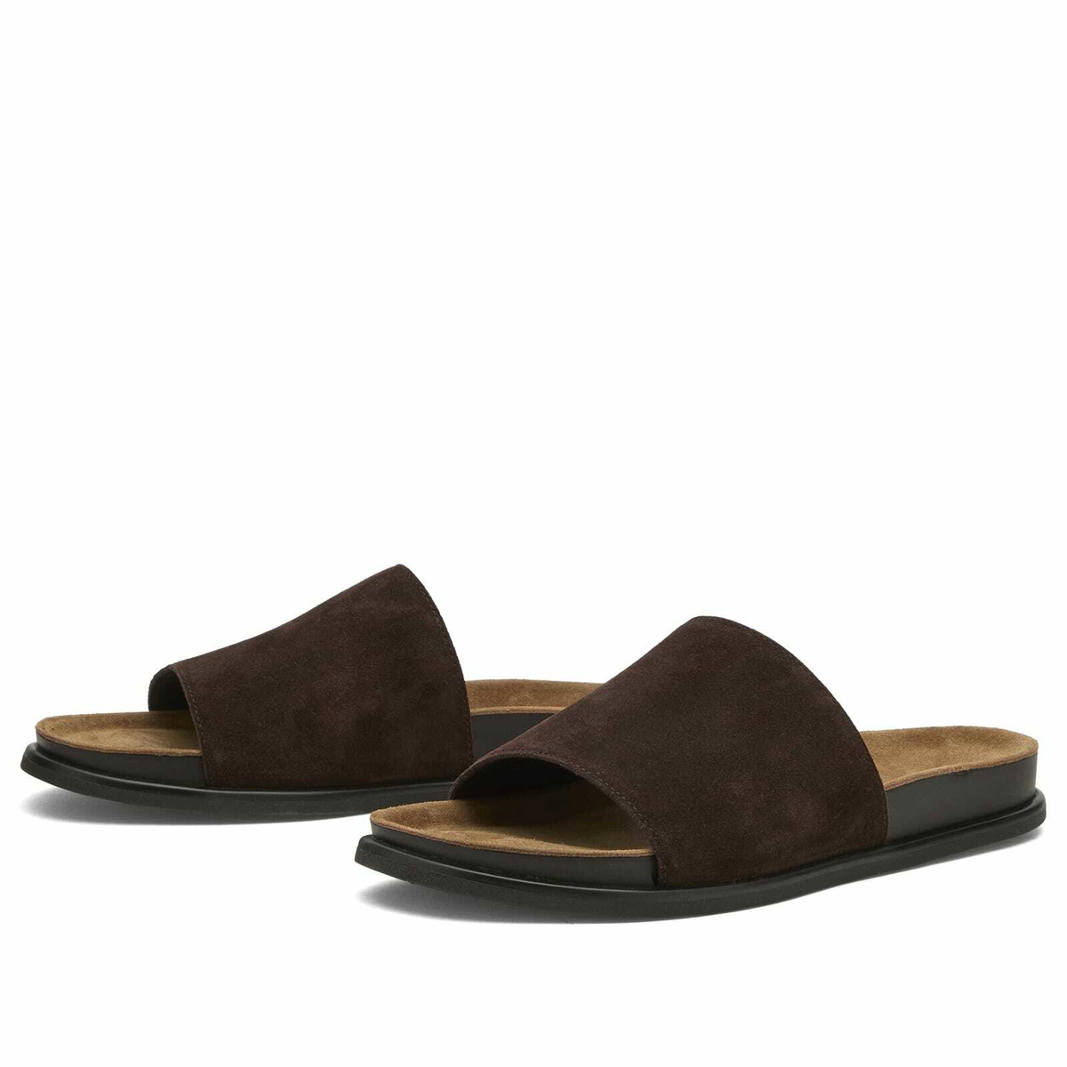 Vagabond Shoemakers Women's Effie Suede Slide Sandal in Java