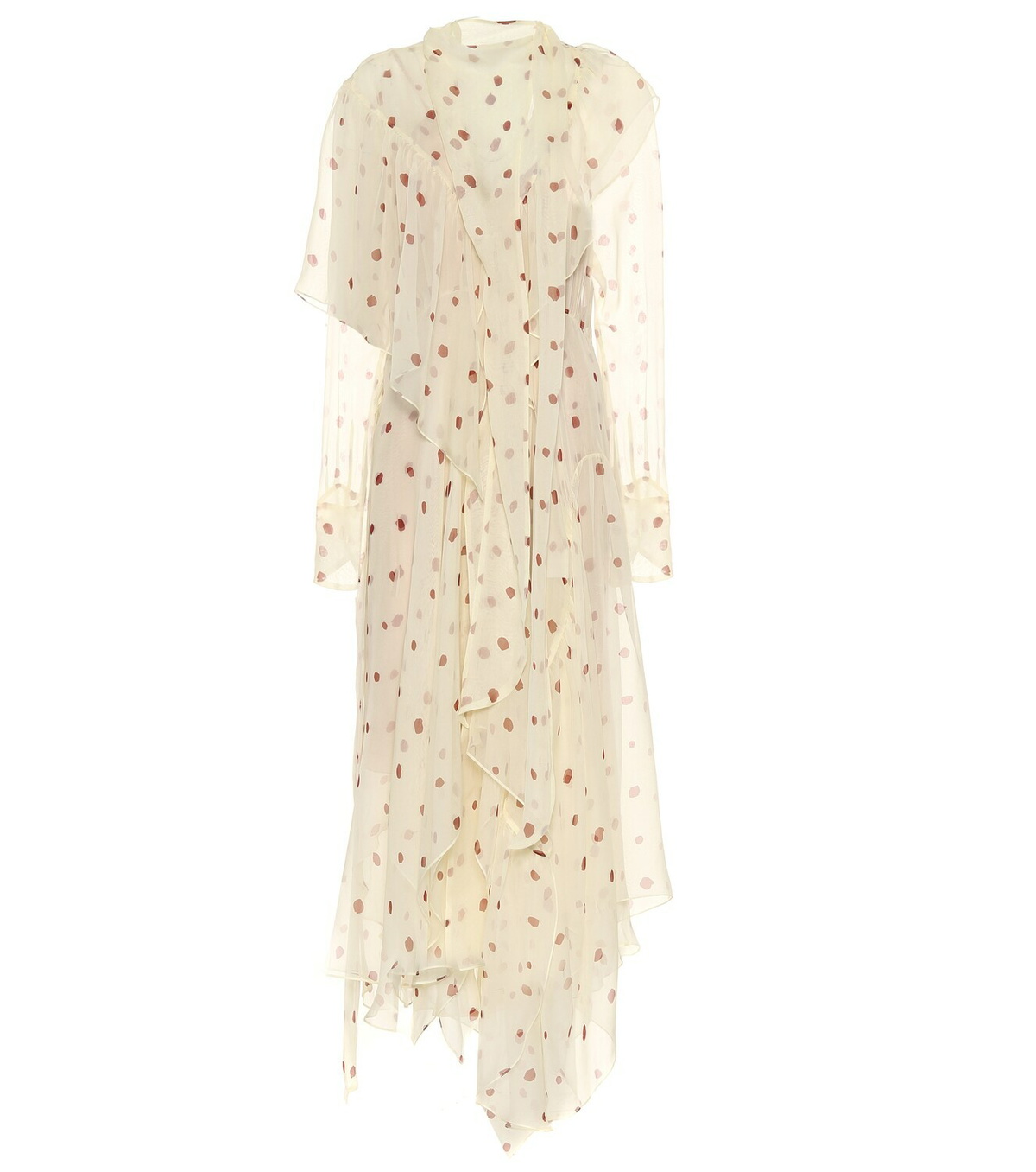 Petar Petrov Alonsa dotted silk midi dress