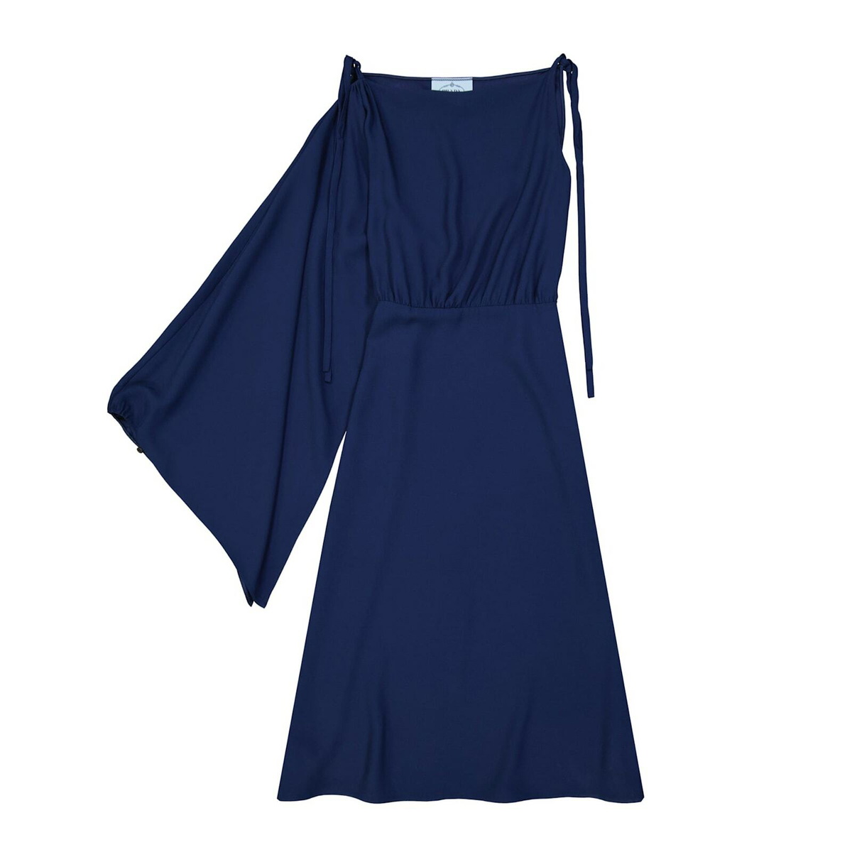 ワンピース PRADA Embroidered Chambray Shirt Dress Prada Embroidered Chambray Shirt Dress – LOZURI®