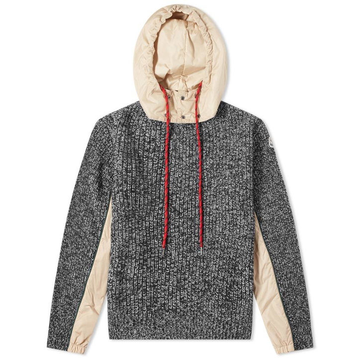 Photo: Moncler Hooded Knitted Marl Knit