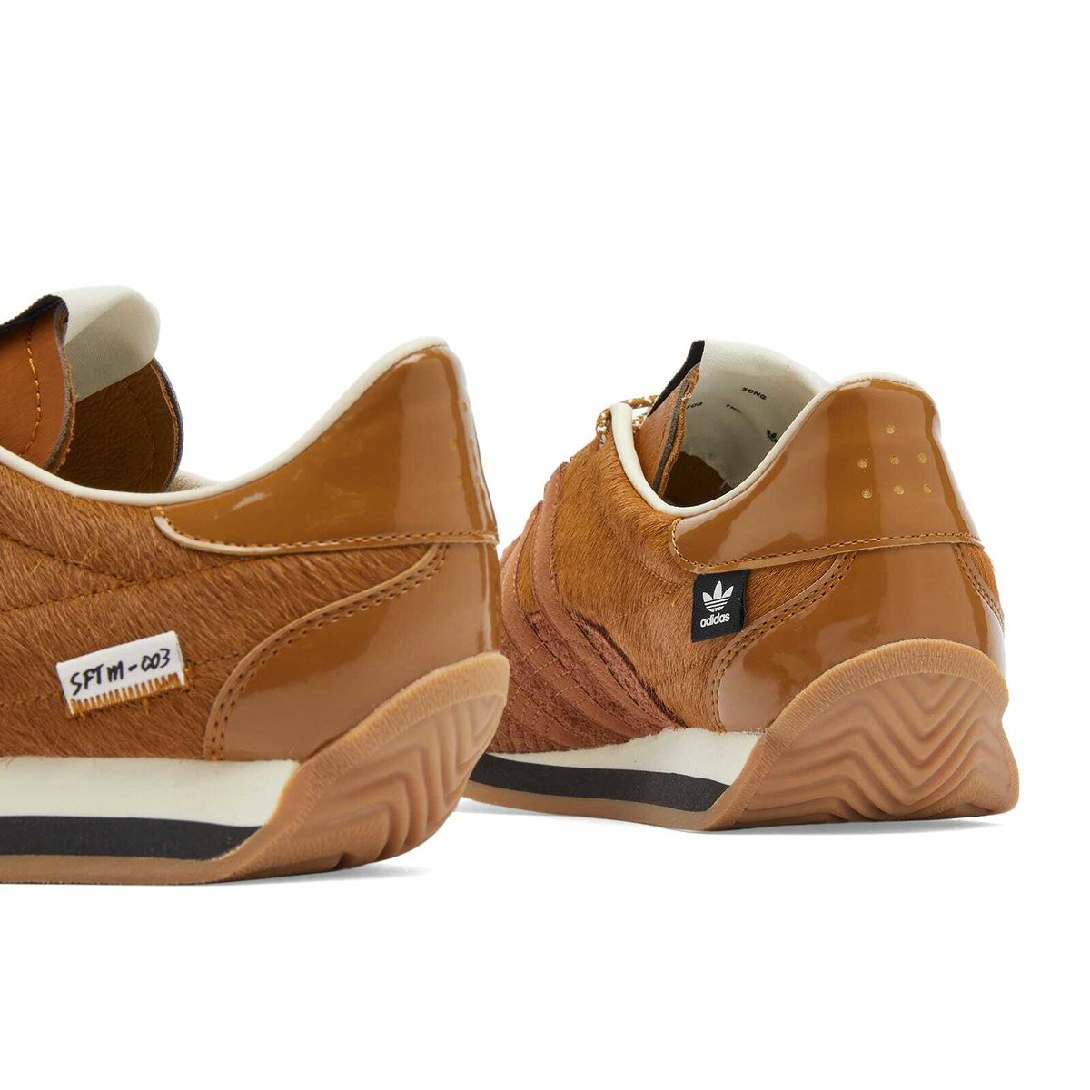 Adidas x SFTM Country OG Sneaker in Bronze Strata/Wild Brown
