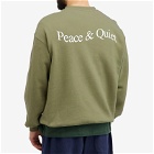 Museum of Peace and Quiet Men's Wordmark Sweatshirt in Olive