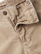Incotex - Slim-Fit Cotton-Blend Twill Trousers - Neutrals