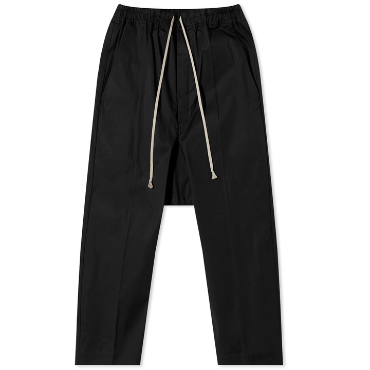 Photo: Rick Owens Men's Drawstring Long Pants in Black