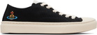 Vivienne Westwood Black Low Top Plimsoll Sneakers