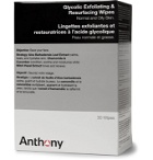 Anthony - Glycolic Exfoliating and Resurfacing Wipes, 30 Sheets - Colorless