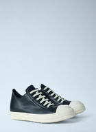 Rick Owens Leather Low-Top Sneakers