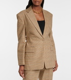 Altuzarra - MacGuffin checked wool and cotton-blend blazer